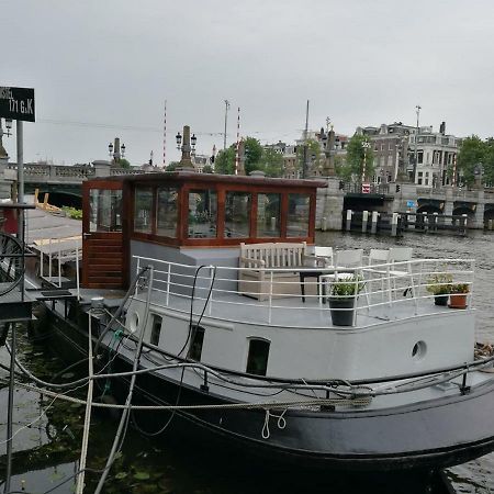 Houseboat Rose Apartment Amsterdam Bagian luar foto