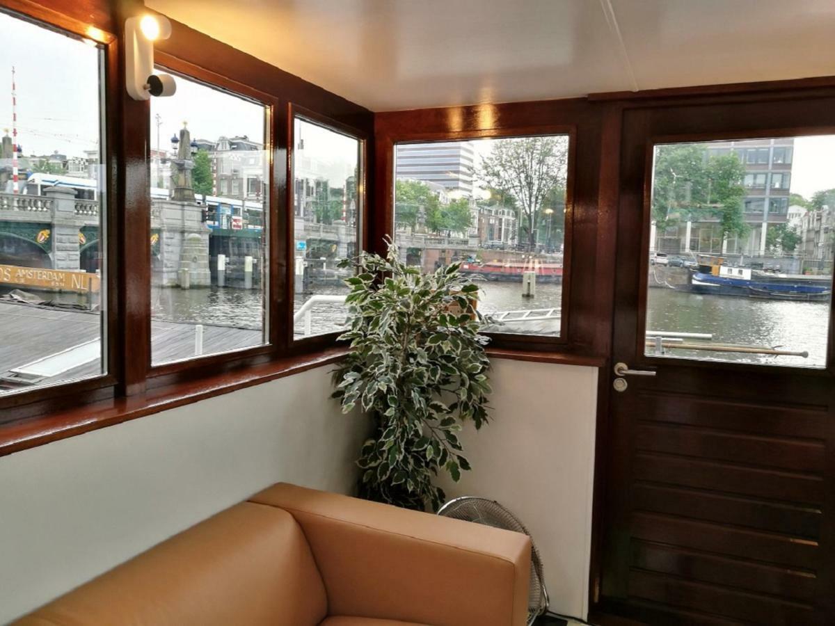 Houseboat Rose Apartment Amsterdam Bagian luar foto