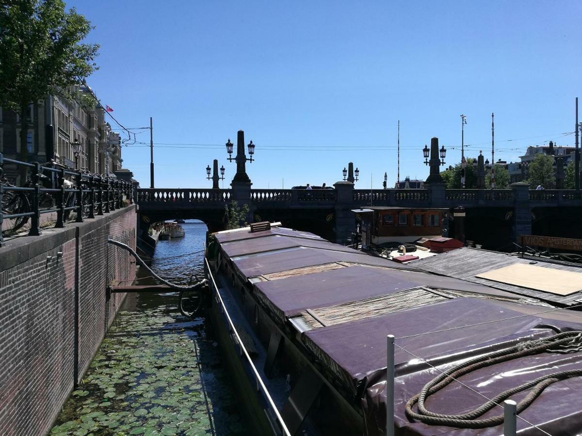 Houseboat Rose Apartment Amsterdam Bagian luar foto