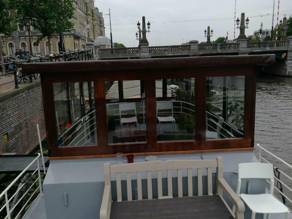 Houseboat Rose Apartment Amsterdam Bagian luar foto