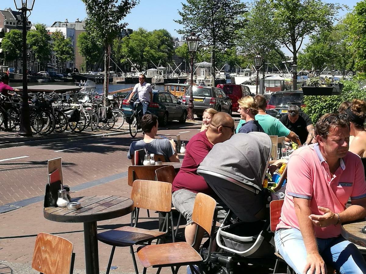 Houseboat Rose Apartment Amsterdam Bagian luar foto