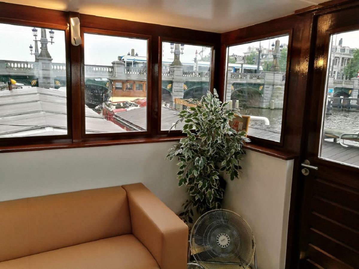 Houseboat Rose Apartment Amsterdam Bagian luar foto