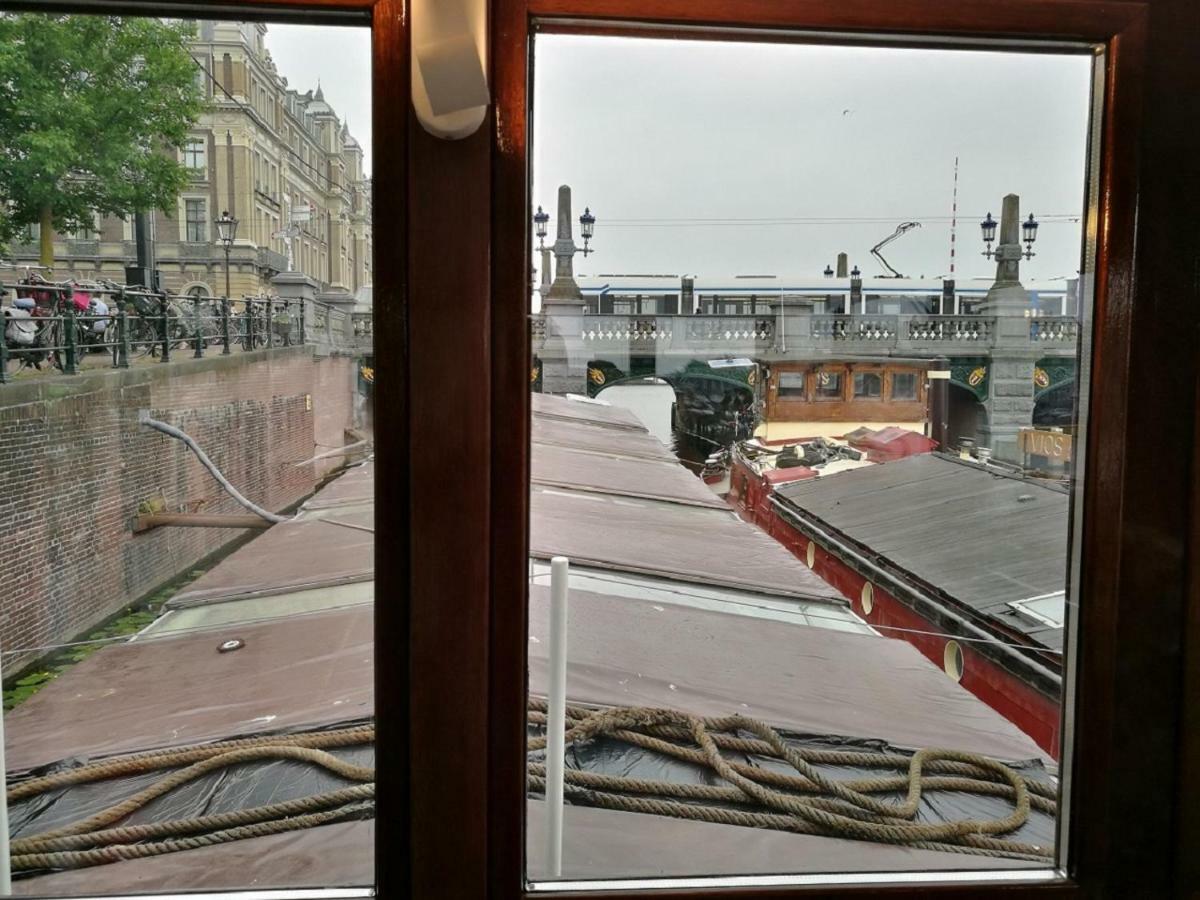 Houseboat Rose Apartment Amsterdam Bagian luar foto